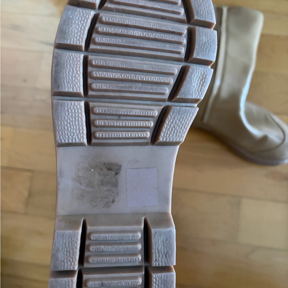 Tan Leather Women's Boots - Picture 2 of 3